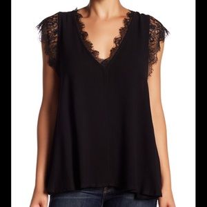 V-Neck top with lace